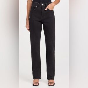 Madewell 90s straight black jeans